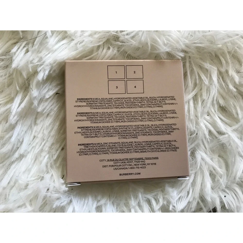 Burberry Eyequad 01 Iconic Honey Russet Collection 4 Eyeshadow Palette NEW